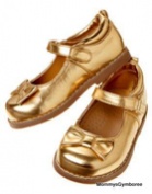 Metalic Gold Mary Jane Shoe