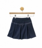 Girls Navy Blue Pleat Skirt