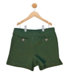 Emerald Green Basic Knit Shorts