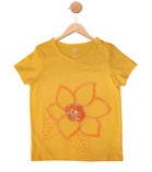 Yellow Orange Flower T Shirt