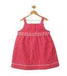 Girl Pink Corduroy Jumper Dress