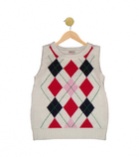 Girls Argyle Sweater Vest