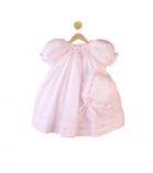 Pink Multi Smocked Bishop Baby Dress