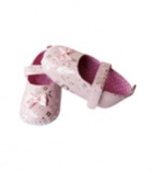 Baby Pink Flower Stripes Shoe