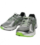 Green Gray Athletic Running Shoes