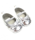Classic Silver Bow Toddler Shoe