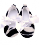 Baby Girl Zebra Print Shoe